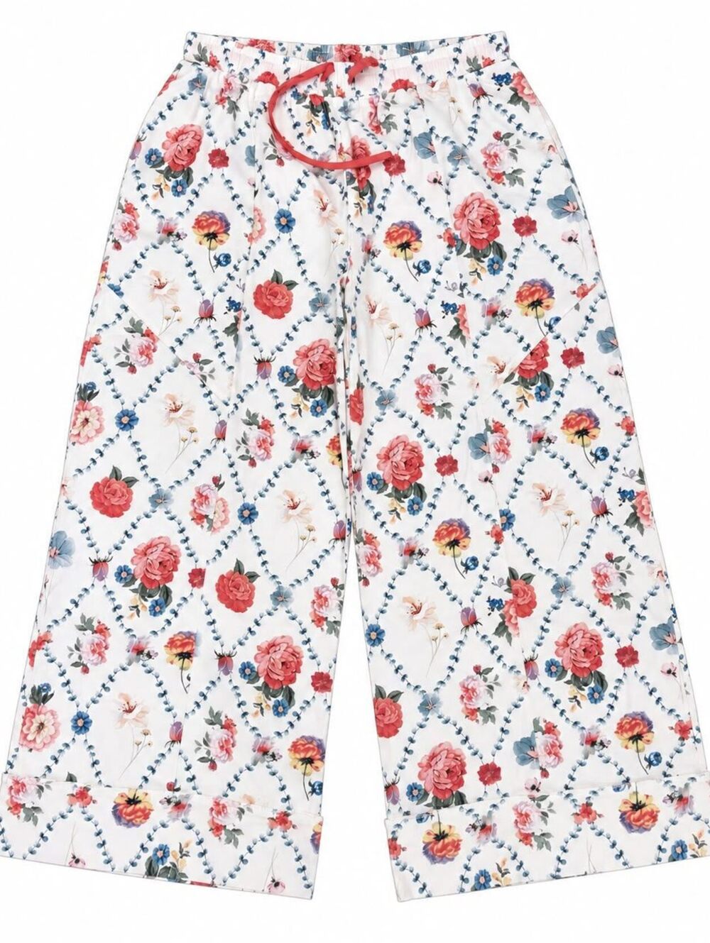 BiBi Floral wide-leg pants